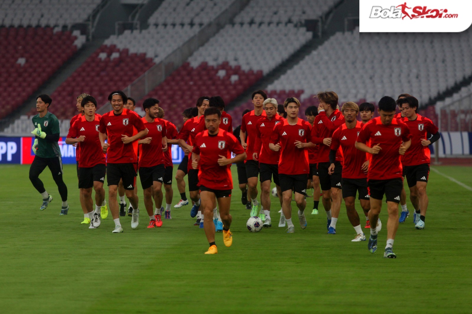 Galeri Foto: Latihan Resmi Timnas Jepang di SUGBK