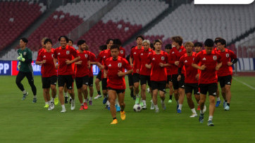 Galeri Foto: Latihan Resmi Timnas Jepang di SUGBK