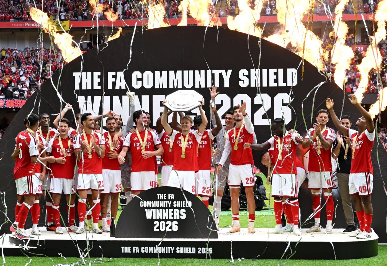 5 Fakta Menarik dari Kemenangan Telak Arsenal atas Manchester City di Community Shield 2026
