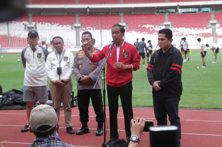Diizinkan Presiden Jokowi, Erick Thohir Dukung Langsung Timnas U-22 di Kamboja