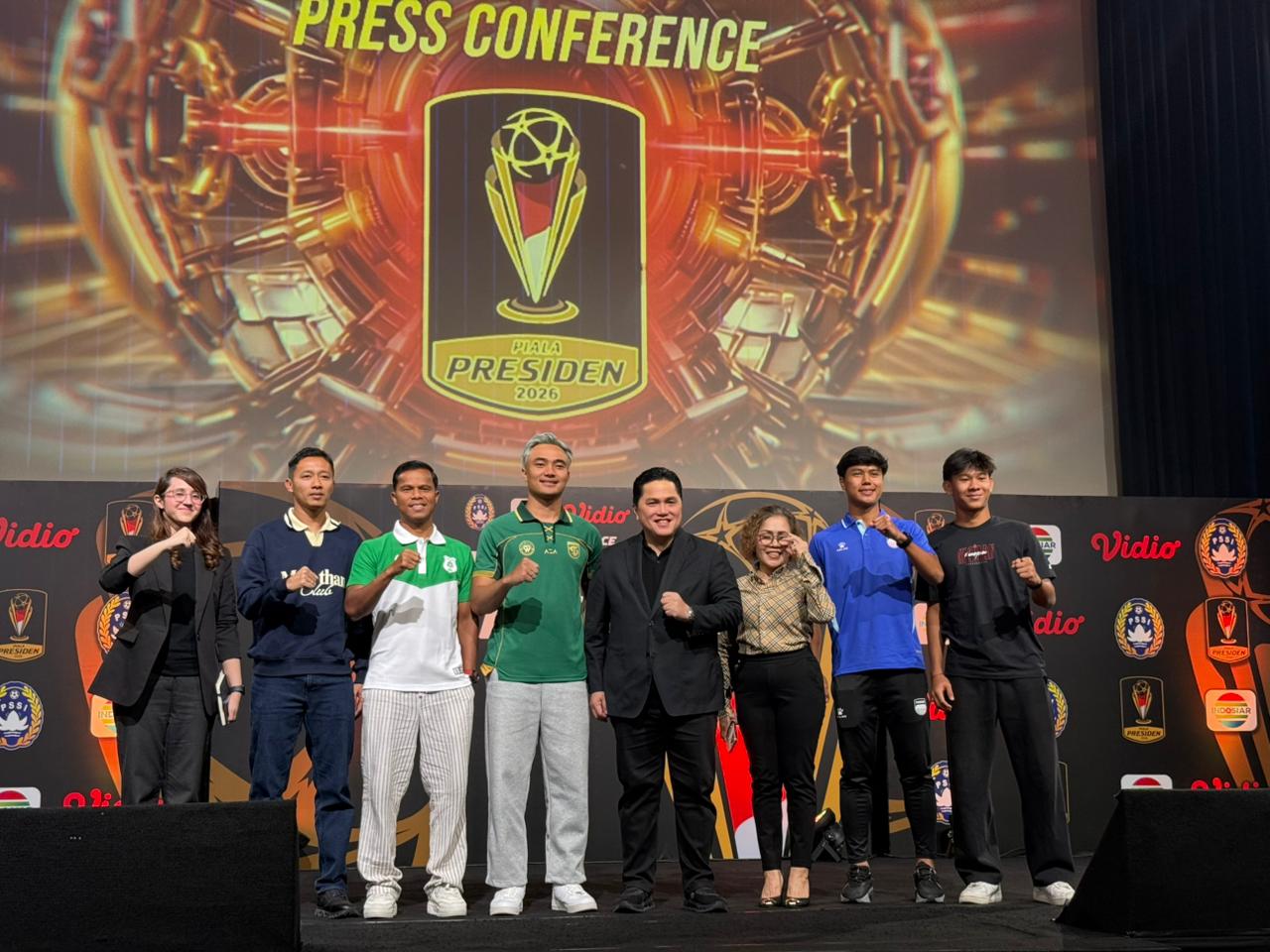 Persib dan Persebaya Tuan Rumah Piala Presiden 2026, Juara Dapat Rp6 Miliar