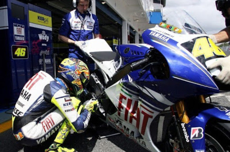 Valentino Rossi Ungkap Hal yang Dibicarakan dengan Motornya Sebelum Balapan
