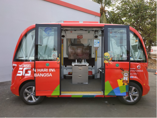 Bus Mini Tanpa Sopir di Asian Games 2018