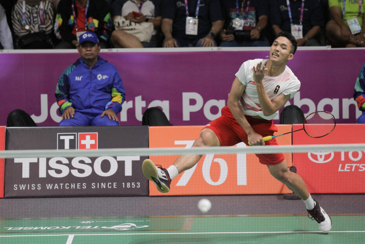 French Open 2019: Lolos ke Perempat Final, Jonatan Akui Sempat Tertekan