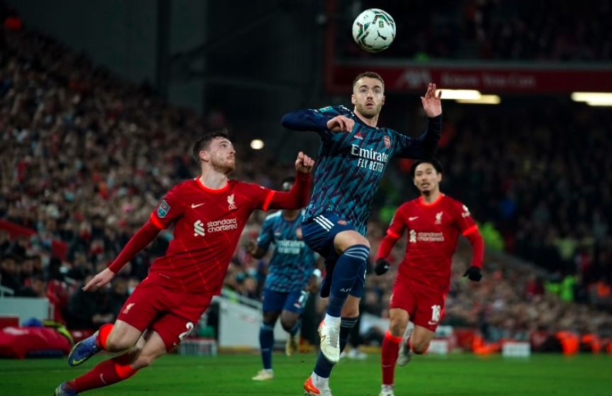 Hasil Pertandingan: Liverpool Diimbangi Arsenal, Milan Menang