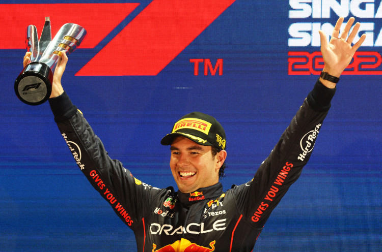 Perez Podium Utama GP Singapura, Mobil Lubricants Berharap Verstappen Kunci Gelar Juara Dunia di Jepang