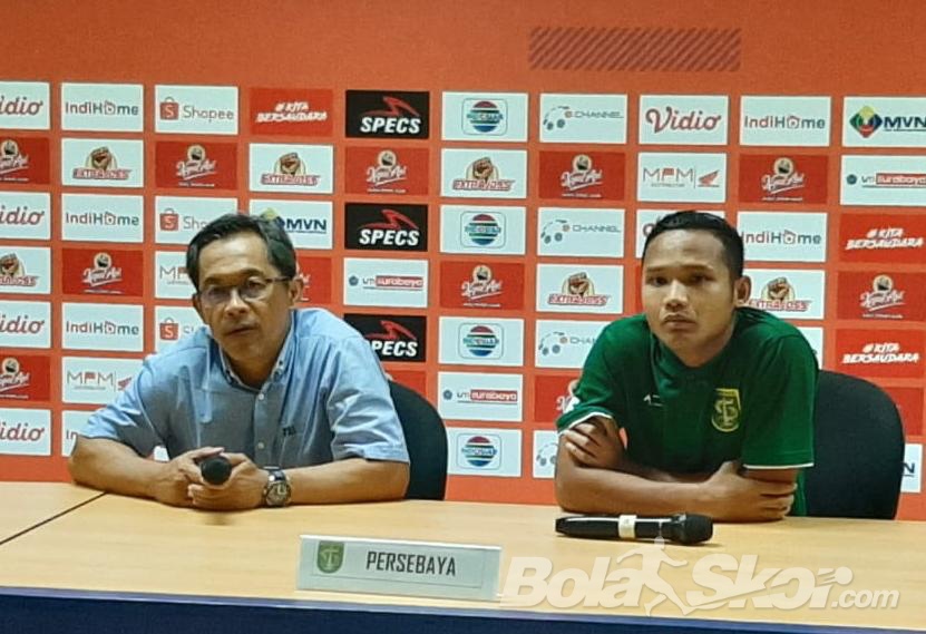 Ditahan Persik, Aji Santoso Nilai Persebaya Kurang Beruntung