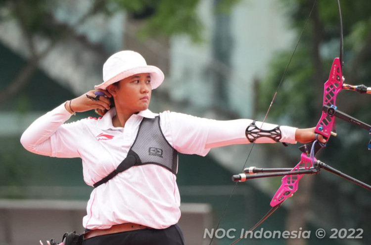 SEA Games 2021: Ega/Rezza Octavia Sumbang Emas Ketiga dari Panahan untuk Indonesia