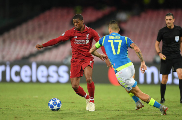 Georginio Wijnaldum Minta Liverpool Belajar dari Kekalahan Kontra Napoli
