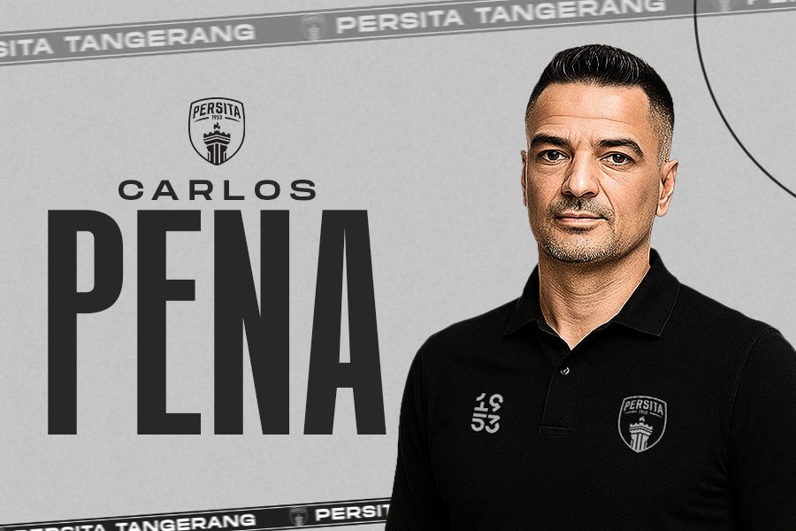 Carlos Pena Ditunjuk sebagai Pelatih Persita Tangerang, Ditargetkan 3 Besar