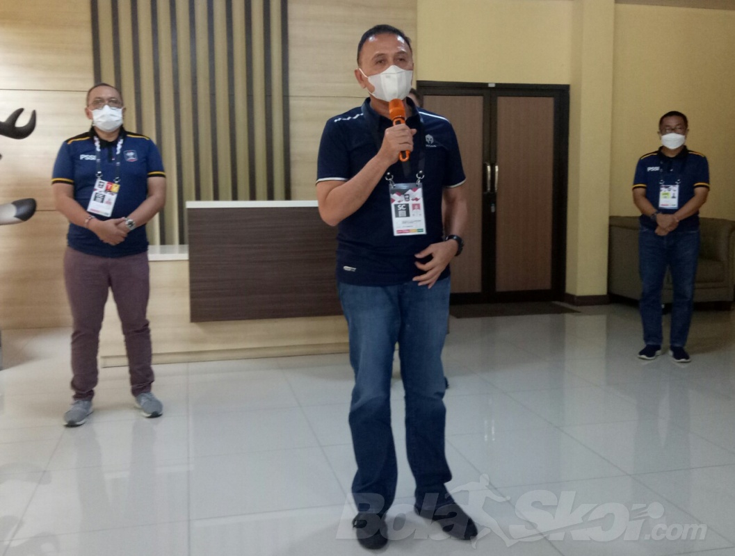 Ketum PSSI Soroti Penerapan Prokes di Stadion Si Jalak Harupat