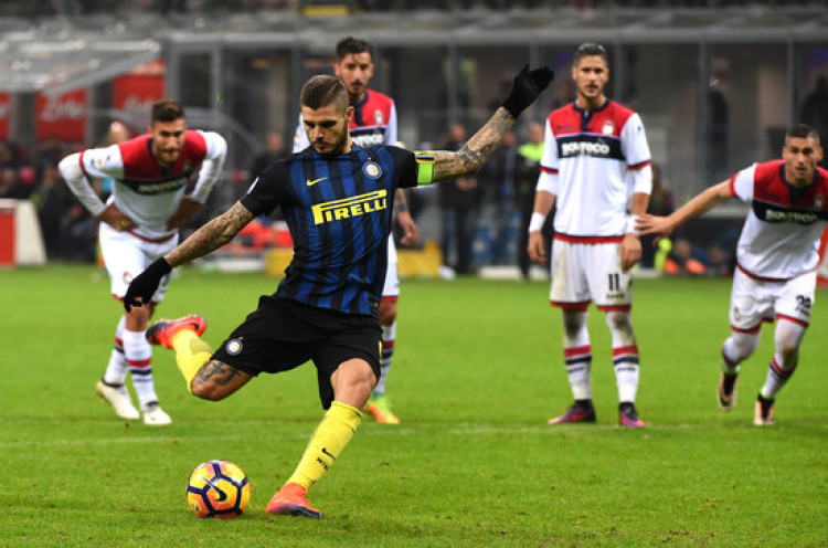Hasil Liga Italia: Inter Milan Menang Telak Tiga Gol Tanpa Balas Atas Crotone