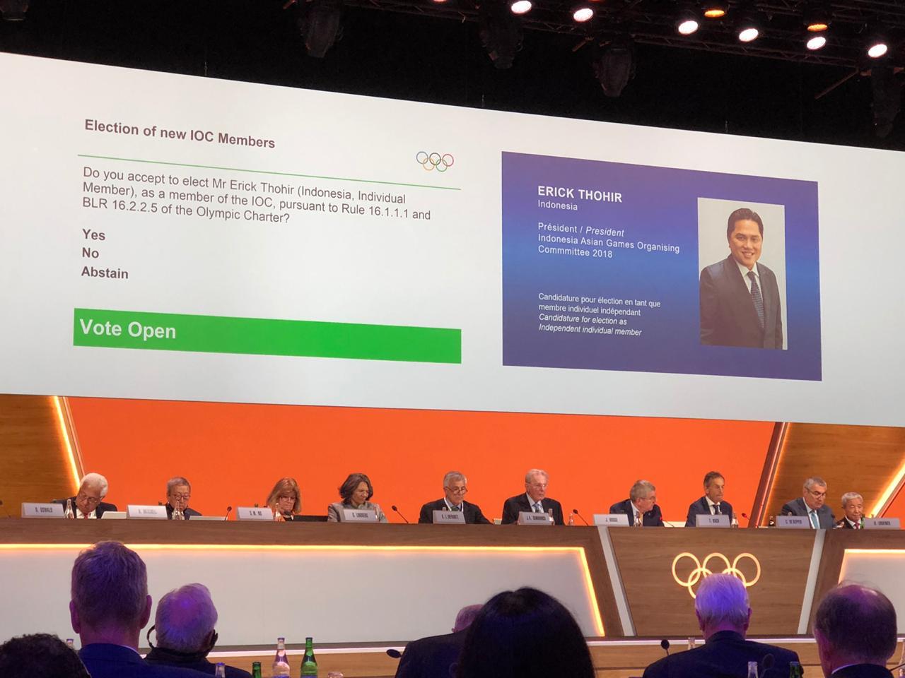 Erick Thohir Jadi Perwakilan Indonesia di Komite Olimpiade Internasional