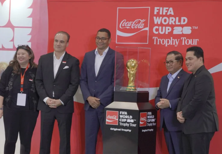 Trofi Piala Dunia Sambangi Jakarta dalam FIFA World Cup Tour Trophy 2026