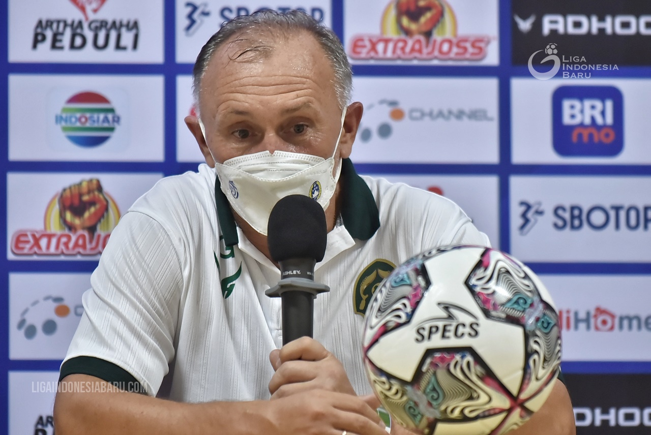 Igor Kriushenko Singgung Konsentrasi Pemain TIRA-Persikabo