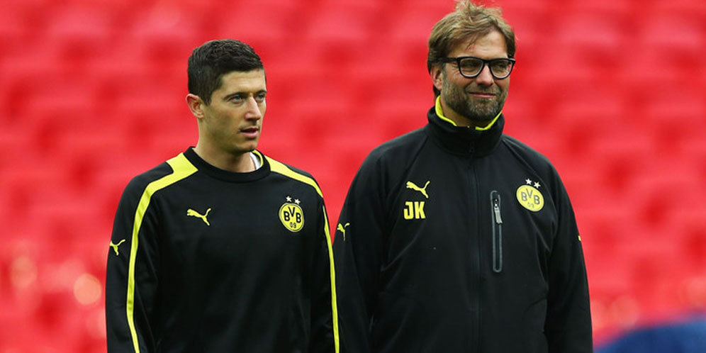Robert Lewandowski Lebih Suka Dilatih Jurgen Klopp ketimbang Pep Guardiola