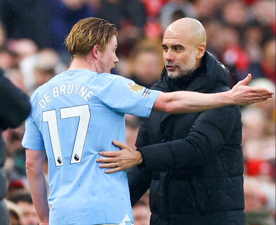 Terjawab Alasan Guardiola Menarik Keluar De Bruyne di Laga Kontra Liverpool
