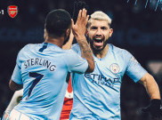 Manchester City 3-1 Arsenal: Hat-trick Sergio Aguero Benamkan The Gunners