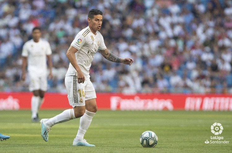 Real Madrid Konfirmasi Cedera James Rodriguez