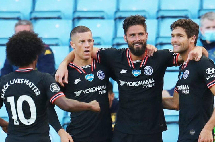 Aston Villa 1-2 Chelsea: The Blues Kukuhkan Posisi di Empat Besar