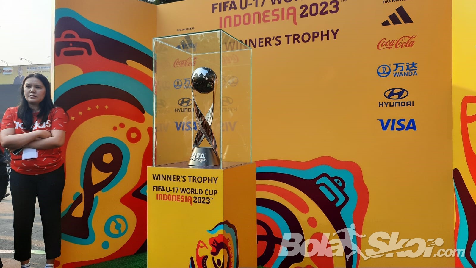 Meriahnya Tur Trophy Experience Piala Dunia U-17 2023 di Bandung