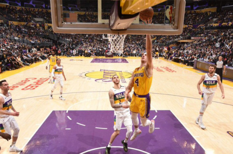 Los Angeles Lakers Konfirmasi Dua Pemainnya Terinfeksi Virus Corona