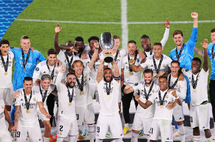 8 Statistik Menarik Usai Real Madrid Raih Gelar Piala Super Eropa Kelima: Don Carlo Numero Uno