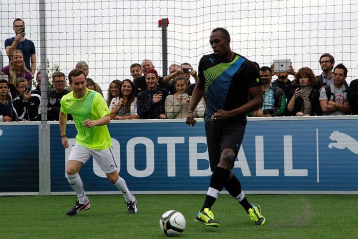 Bermimpi Jadi Pemain Sepak Bola, Usain Bolt Antusias Jalani Latihan bersama Borussia Dortmund