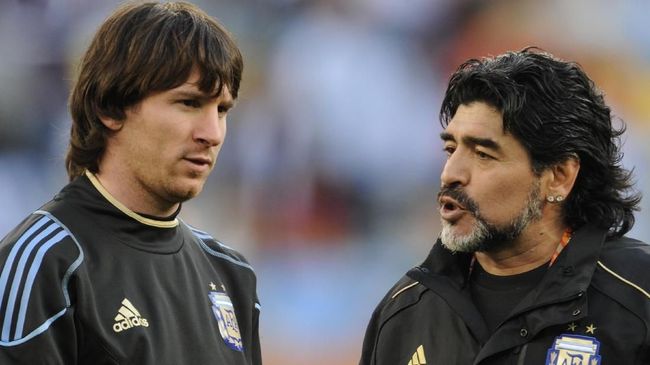 Bagi Cannavaro, Maradona Lebih Tangguh ketimbang Lionel Messi