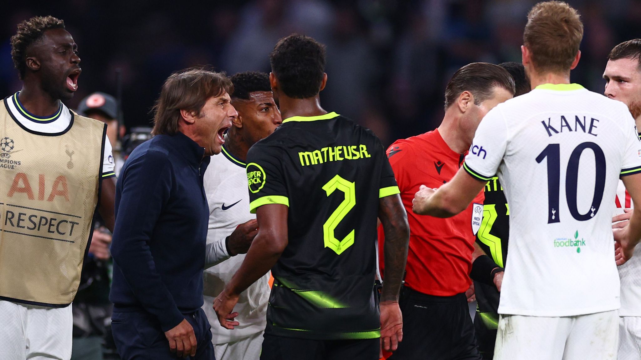Tottenham Batal Menang dan Dikartu Merah, Antonio Conte Semprot VAR