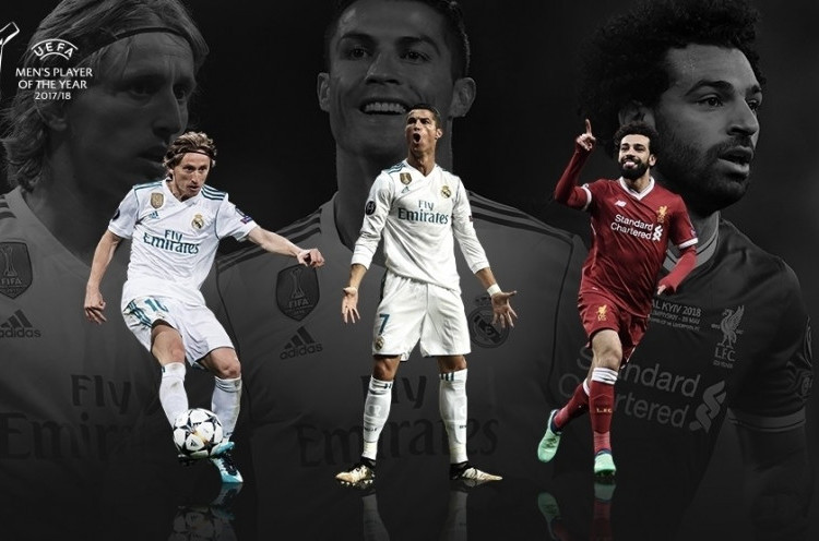 Tidak Ada Nama Messi, Ini Tiga Kandidat Teratas Peraih Penghargaan Pemain Terbaik Eropa 2018