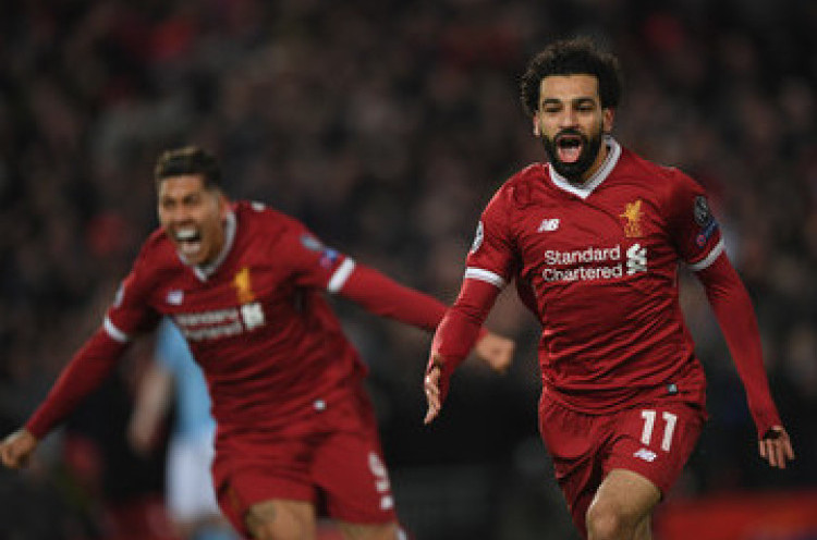 Manchester City 1-2 Liverpool: Salah dan Firmino Antar The Reds ke Semifinal