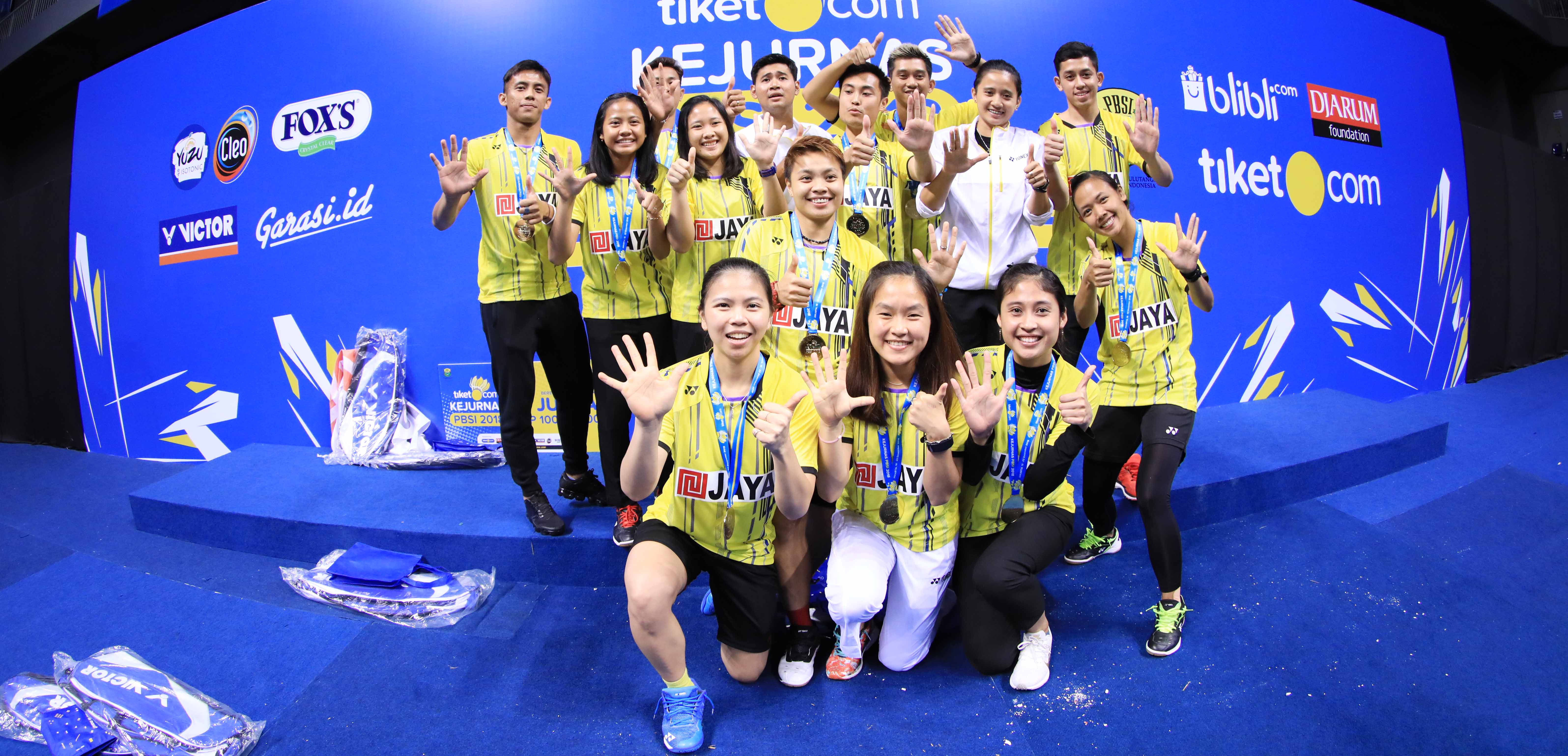 Ganda Putri Pelatnas Menangkan PB Jaya Raya di Kejurnas Bulu Tangkis 2018