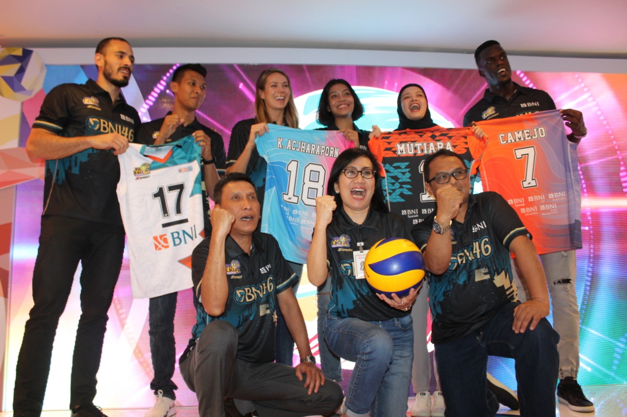 BNI 46 Punya Skuat Voli Putra dan Putri yang Matang