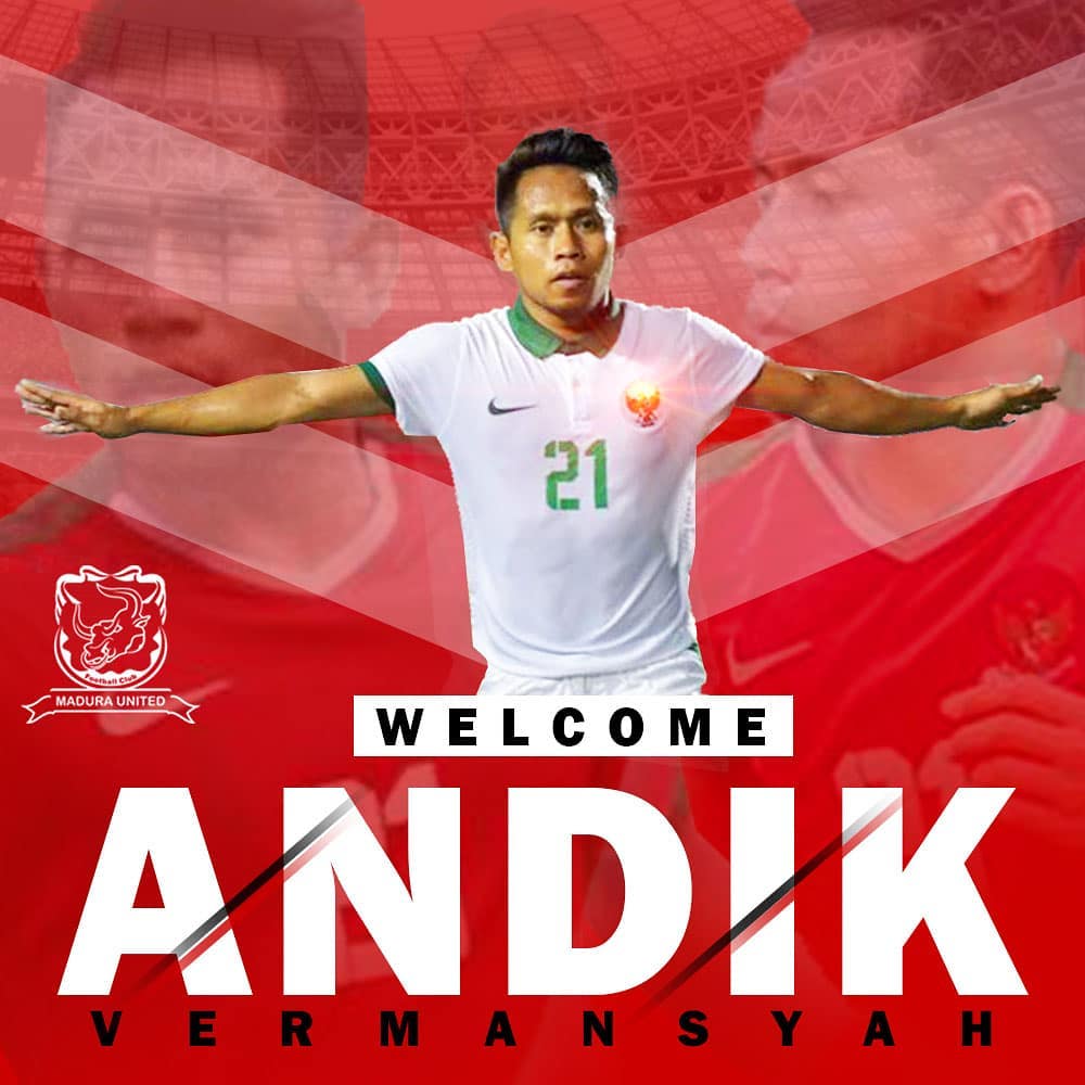 Madura United Baru Punya 10 Pemain, Termasuk Andik Vermansah