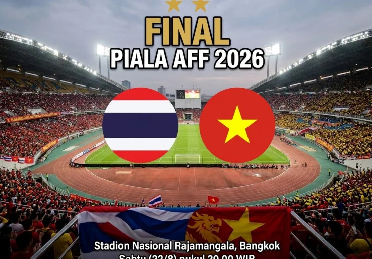 Prediksi dan Link Streaming Thailand vs Vietnam: Pertemuan Ketiga Beruntun di Final