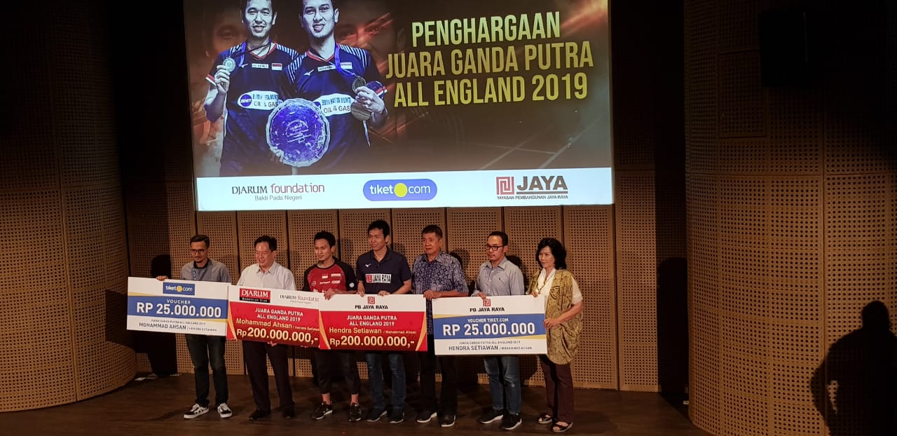Bonus untuk Ahsan / Hendra Terus Mengalir