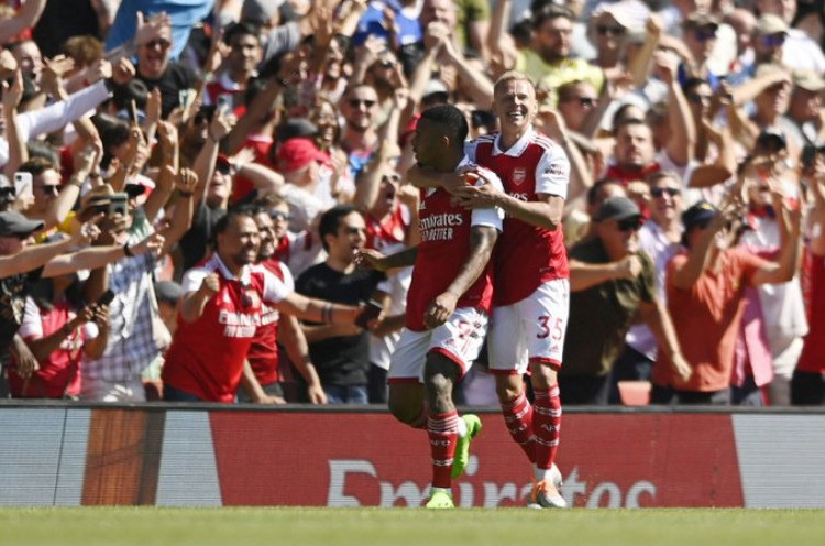 Arsenal 4-2 Leicester City: Gabriel Jesus Lanjutkan Hobi Jebol Gawang The Foxes