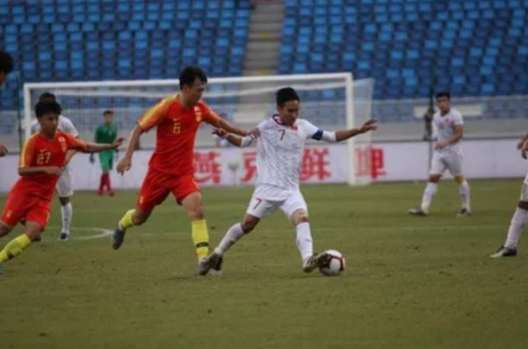Pesaing Timnas Indonesia U-23 di SEA Games 2019, Vietnam Gebuk China 2-0 dalam Uji Coba