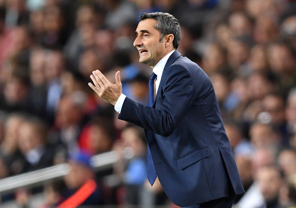 Ernesto Valverde Bantah Barcelona Diuntungkan 2 Gol Bunuh Diri AS Roma