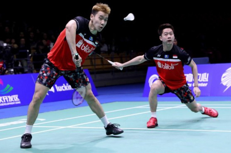 Badminton Asia Championship: Kevin / Marcus Dipermalukan Ganda Jepang