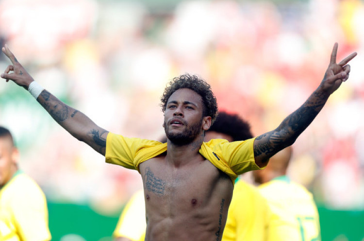 Pelatih Timnas Brasil Sebut Bakat Neymar Tak Terbatas