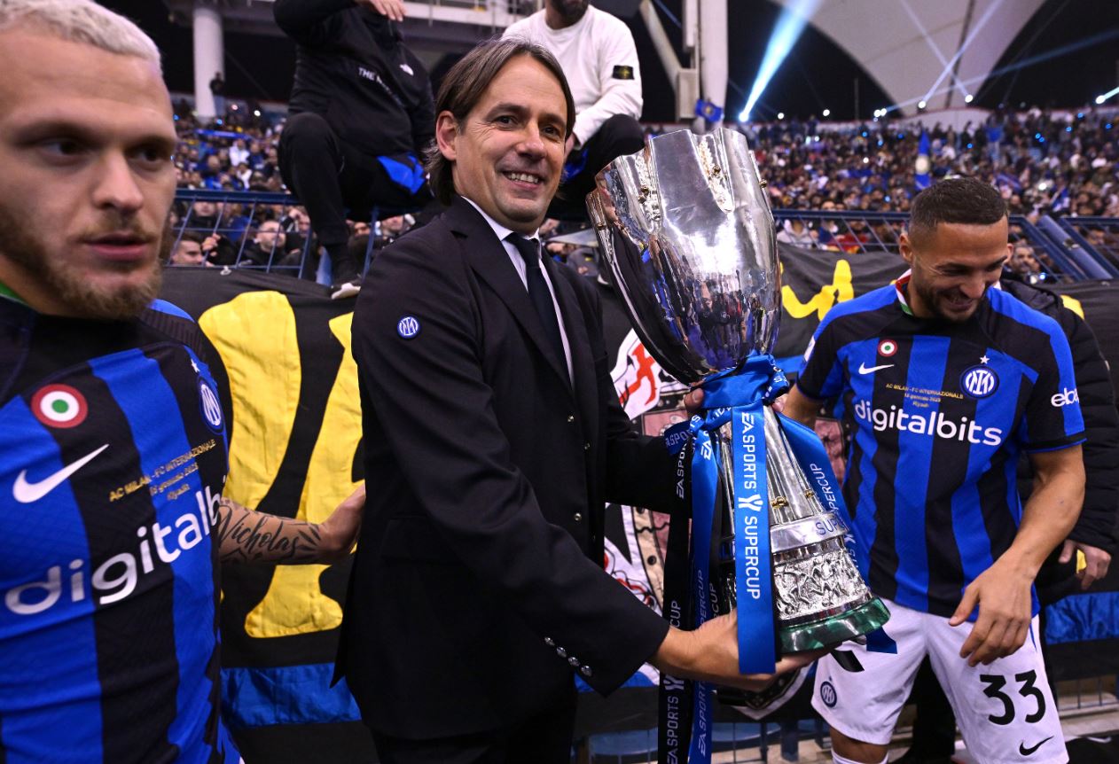 Simone Inzaghi, Raja Piala Super Italia