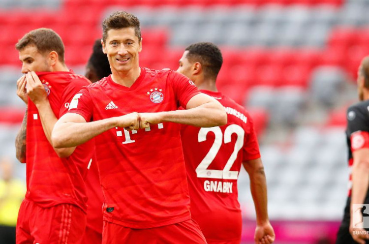 Cetak Dua Gol ke Gawang Dusseldorf, 18 Klub Bundesliga Telah Jadi Korban Keganasan Lewandowski