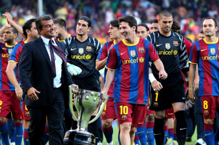 Joan Laporta, Harapan Barcelona untuk Mempertahankan Lionel Messi