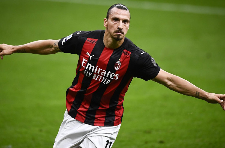 AC Milan Tak Daftarkan Zlatan Ibrahimovic ke Liga Champions