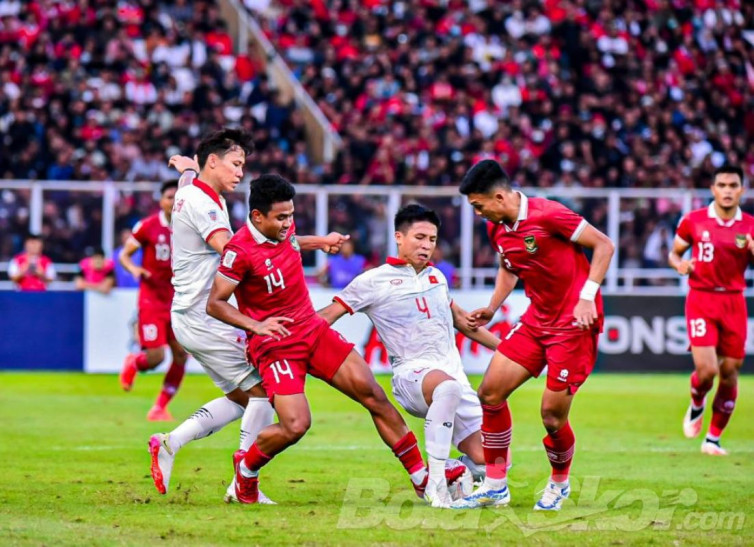 Statistik Hampir Sama Serangan Timnas Indonesia dan Vietnam