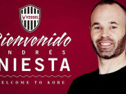 Resmi: Andres Iniesta Berlabuh di Vissel Kobe