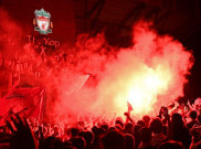 Abaikan Aturan Lockdown, Fans Liverpool Tumpah Ruah di Anfield Rayakan Titel Premier League