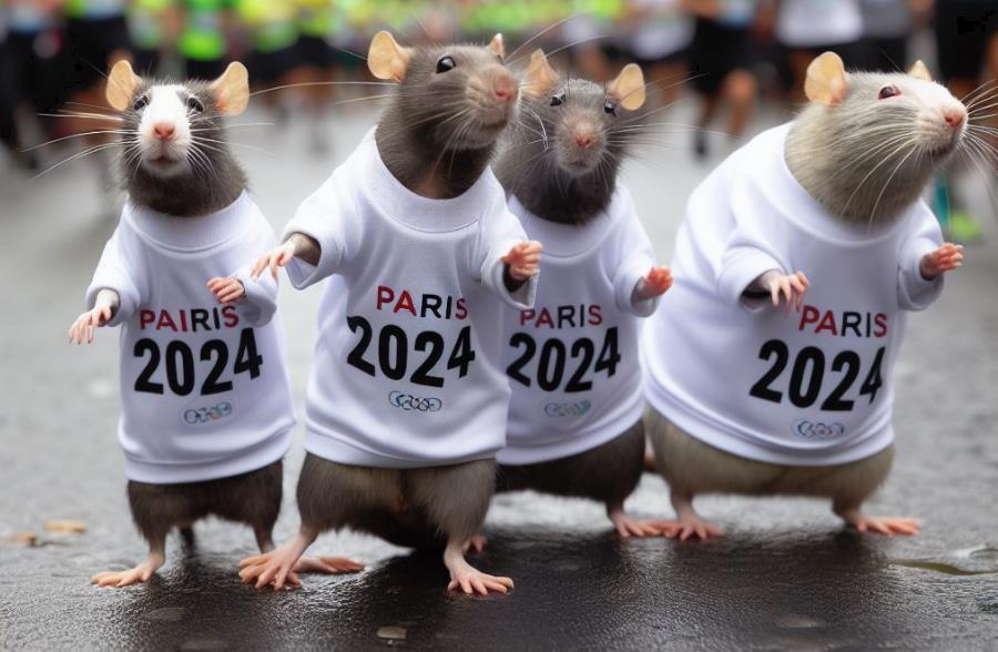 Ketika Tikus Turut 'Meramaikan' Perhelatan Olimpiade Paris 2024
